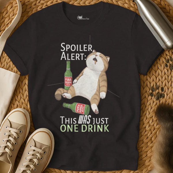 MewTee Black / S Alcohol Shirt | Cat Tee