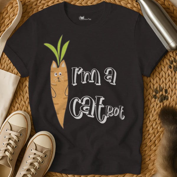 MewTee Black / S Carrot Shirt | Funny Cat Tee