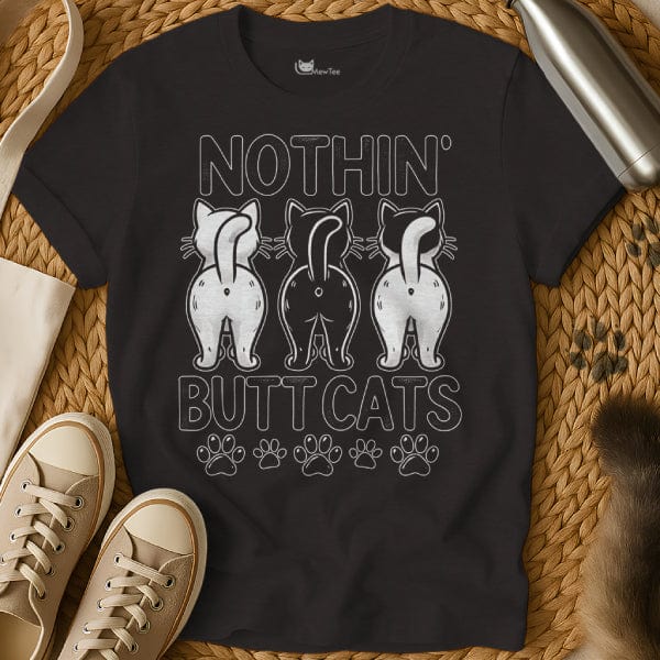 MewTee Black / S Cat Butt Shirt | Cat Tee