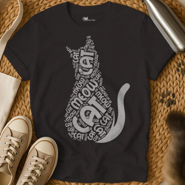 MewTee Black / S Cat Graphic Shirt | Cat Tee