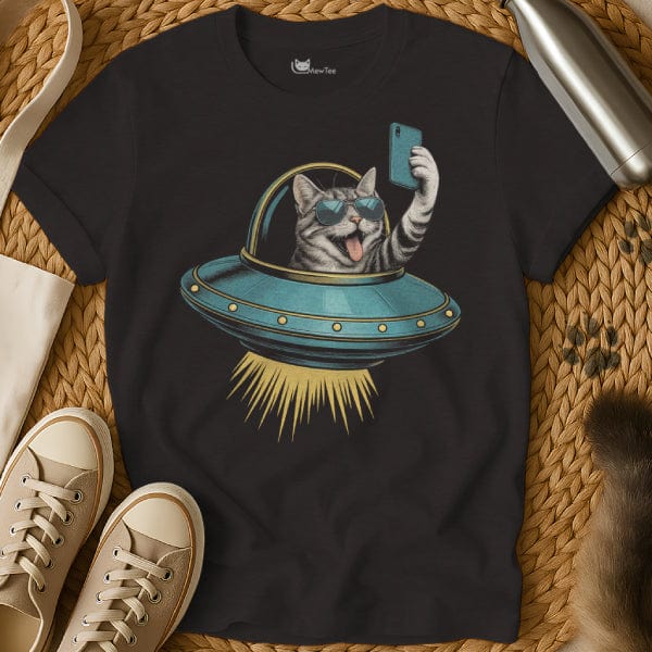 MewTee Black / S Cat Selfie Shirt | Cat Tee