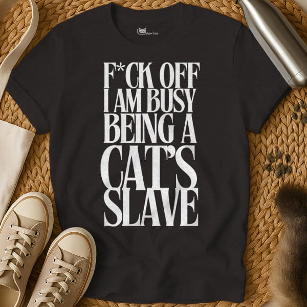 MewTee Black / S Cat Slave Shirt | Cat Tee