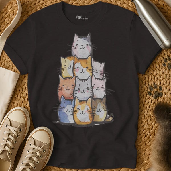 MewTee Black / S Cat Tower Shirt | Cat Tee