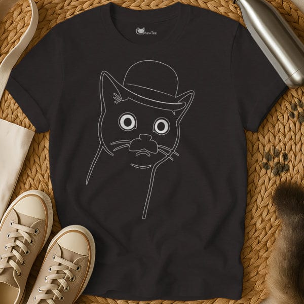 MewTee Black / S Charlie Chaplin Shirt | Cat Tee