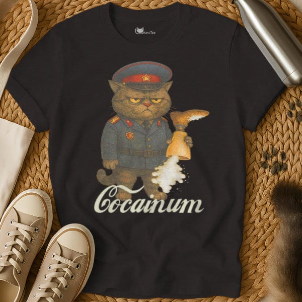 MewTee Black / S Cocainum Shirt | Cat Tee