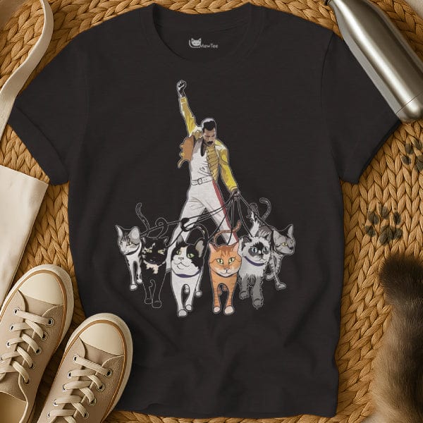 MewTee Black / S Freddie Mercury Shirt | Cat Tee