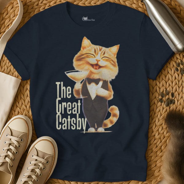 MewTee Black / S Great Gatsby Shirt | Cat Tee