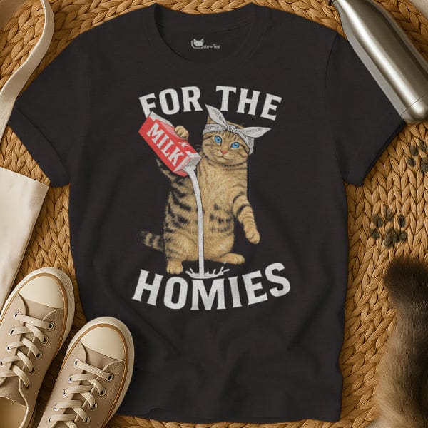 MewTee Black / S Homies Shirt | Cat Tee