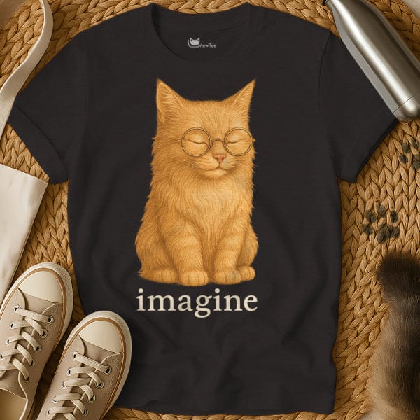 MewTee Black / S Imagine T Shirt | Cat Tee