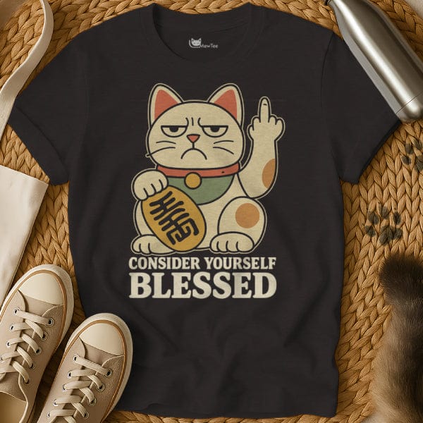 MewTee Black / S Maneki Neko Shirt | Cat Tee