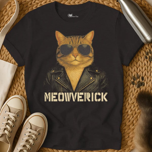 MewTee Black / S Maverick Shirt | Cat Tee