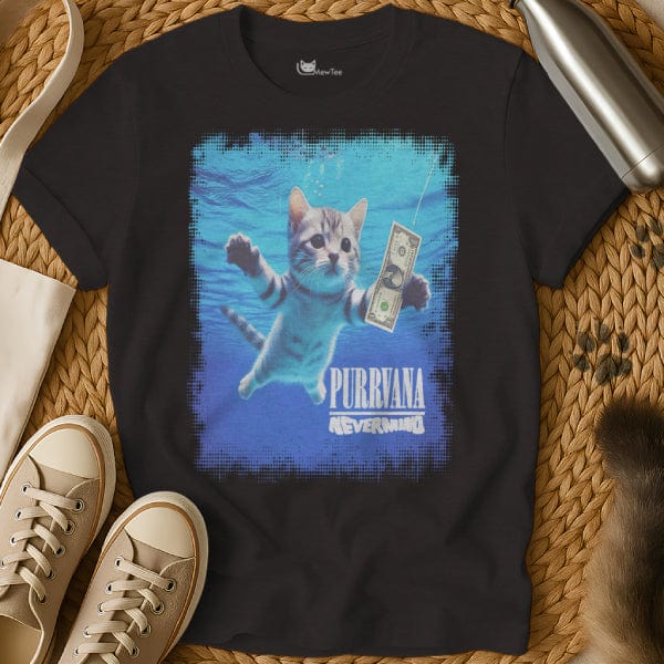 MewTee Black / S Nirvana Nevermind Shirt | Cat Tee