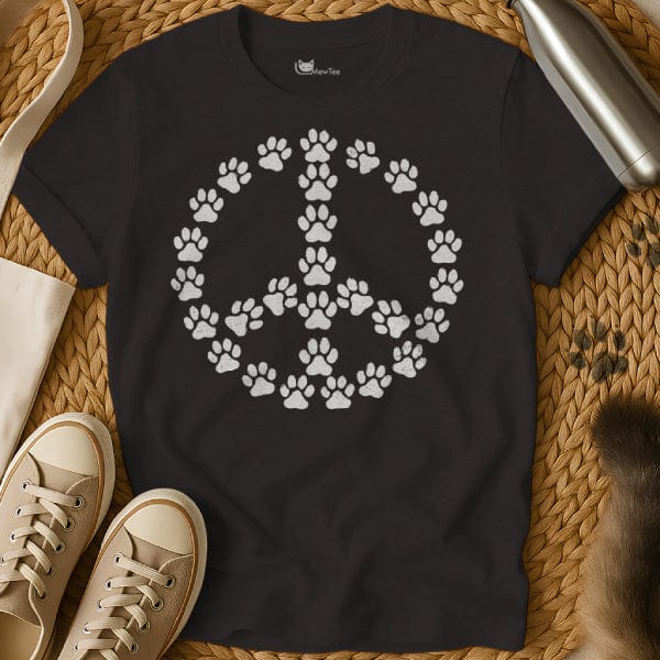 MewTee Black / S Peace Shirt | Cat Tee