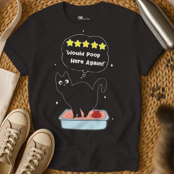 MewTee Black / S Poop Shirt | Cat Tee