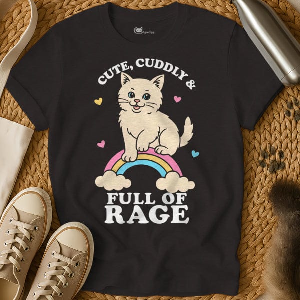 MewTee Black / S Rage T Shirt | Cat Tee