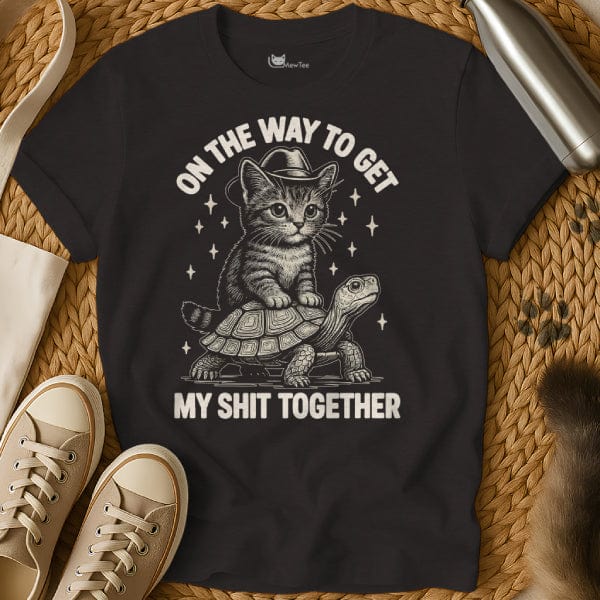 MewTee Black / S Shit Shirt | Cat Tee