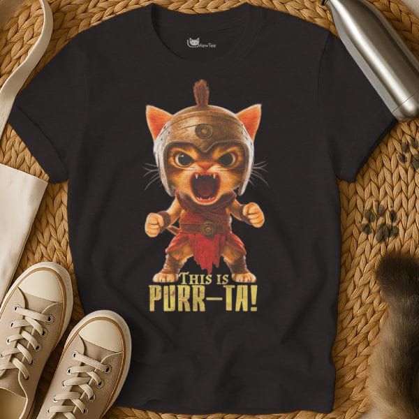 MewTee Black / S Spartan T Shirt | Cat Tee