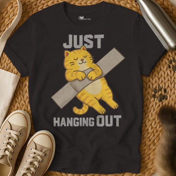 MewTee Black / S Tape Cat Tee