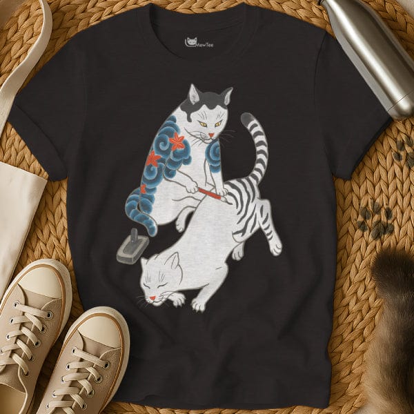 MewTee Black / S Tattoo Shirt | Cat Tee