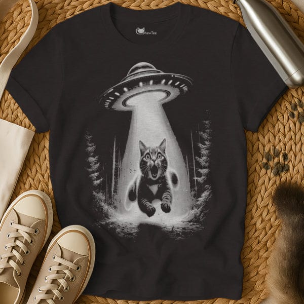 MewTee Black / S UFO Shirt | Cat Tee