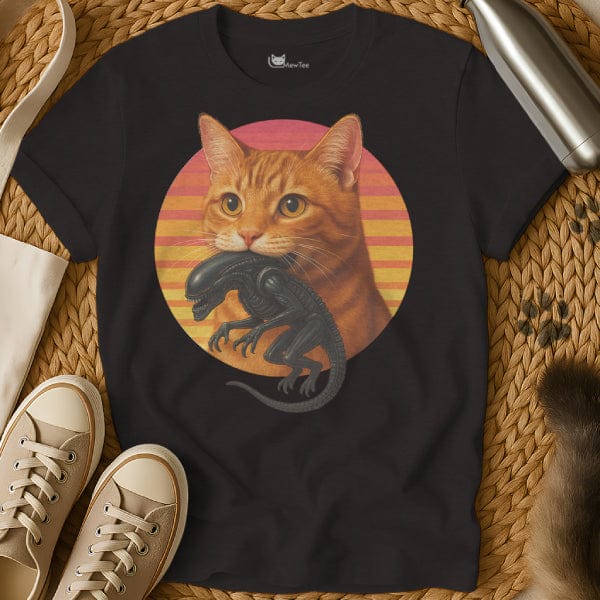 MewTee Black / S Xenomorph Shirt | Cat Tee