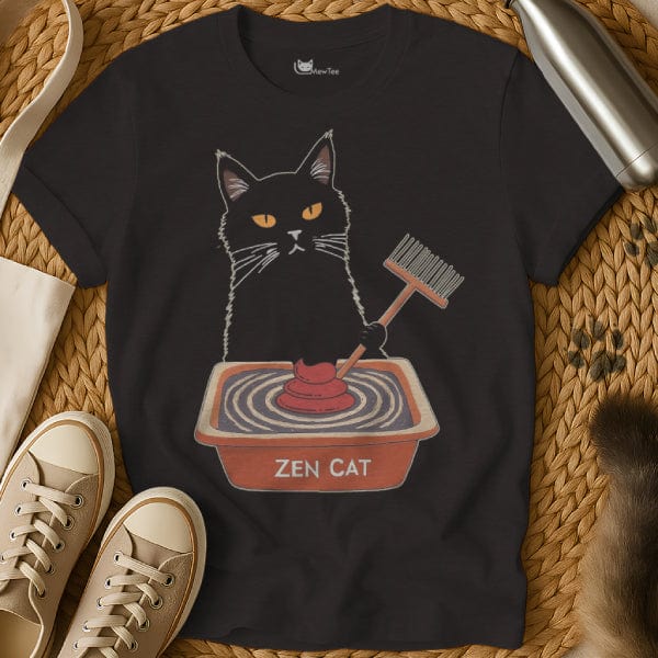 MewTee Black / S Zen Cat Shirt | Cat Tee