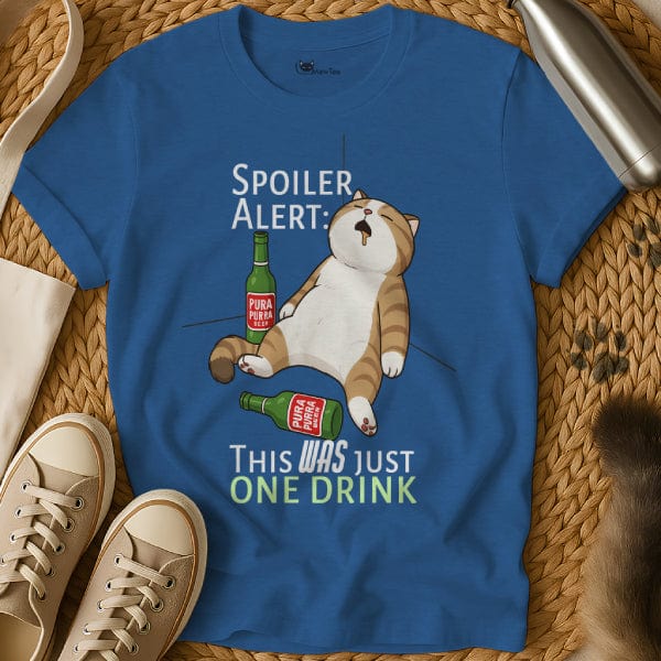 MewTee Blue / S Alcohol Shirt | Cat Tee