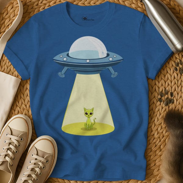 MewTee Blue / S Alien Cat Shirt | Cat Tee
