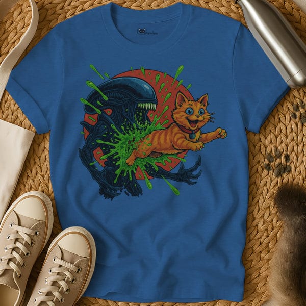 MewTee Blue / S Alien Chestburster Shirt | Cat Tee