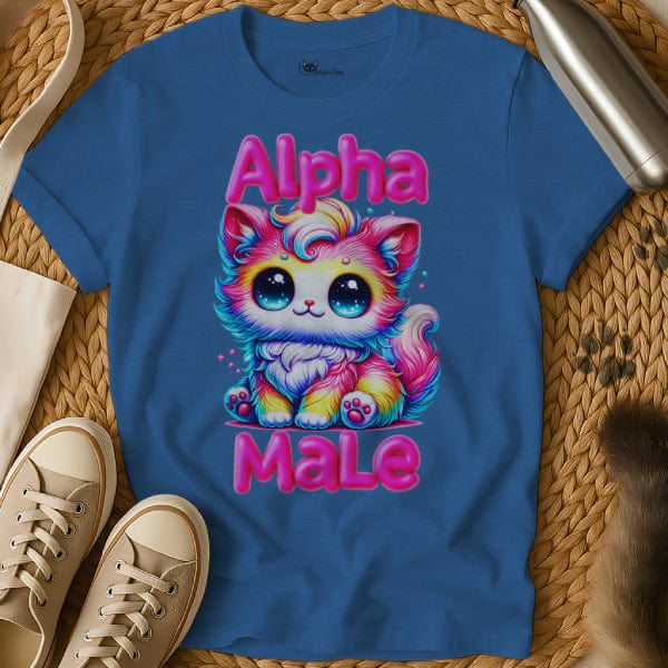 MewTee Blue / S Alpha Male Shirt | Cat Tee
