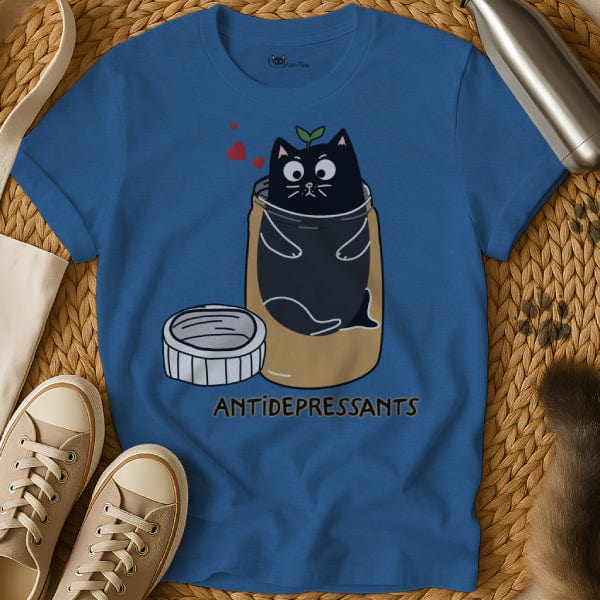 MewTee Blue / S Antidepressants Shirt | Cat Tee