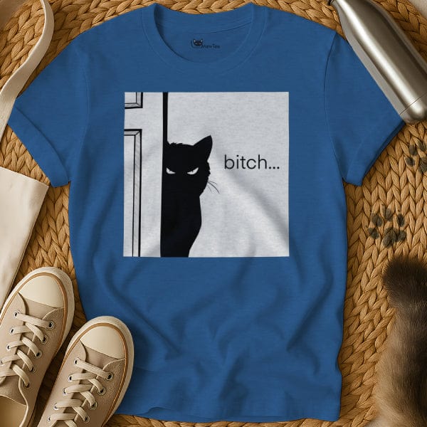 MewTee Blue / S Bitch Shirt | Cat Tee