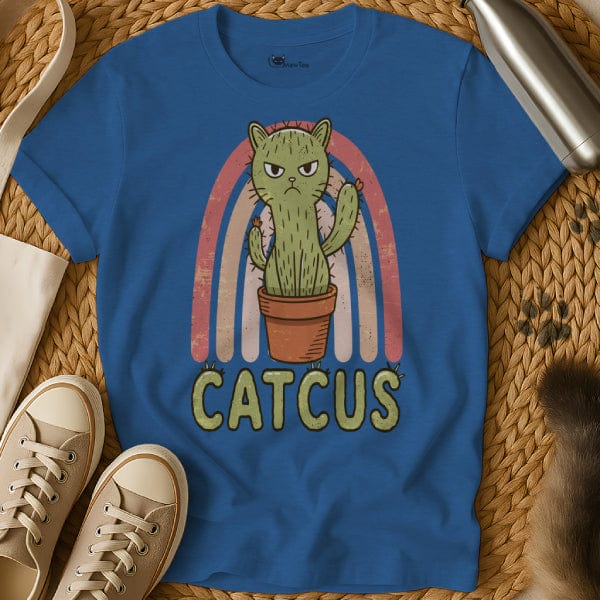 MewTee Blue / S Cactus Shirt | Cat Tee