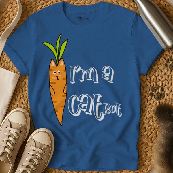 MewTee Blue / S Carrot Shirt | Funny Cat Tee