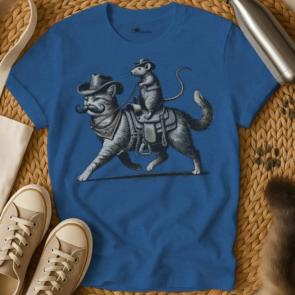 MewTee Blue / S Cat And Rat Shirt | Cat Tee