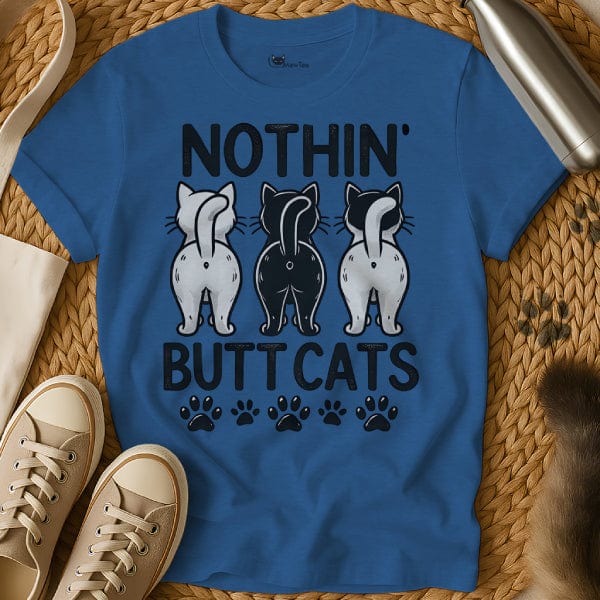 MewTee Blue / S Cat Butt Shirt | Cat Tee