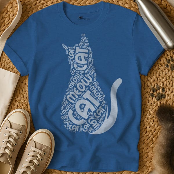 MewTee Blue / S Cat Graphic Shirt | Cat Tee