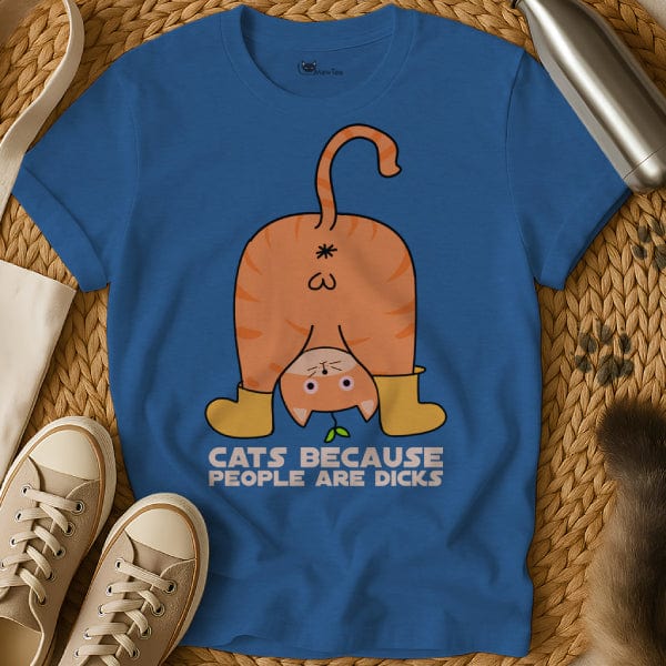 MewTee Blue / S Cat Sarcasm | Cat Tee