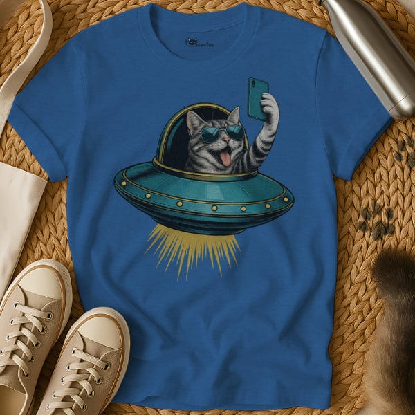 MewTee Blue / S Cat Selfie Shirt | Cat Tee