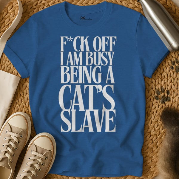 MewTee Blue / S Cat Slave Shirt | Cat Tee