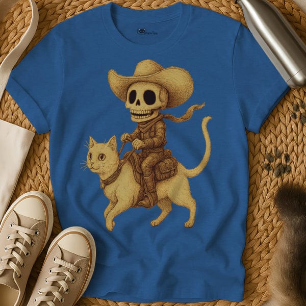 MewTee Blue / S Cowboy Cat Shirt | Cat Tee
