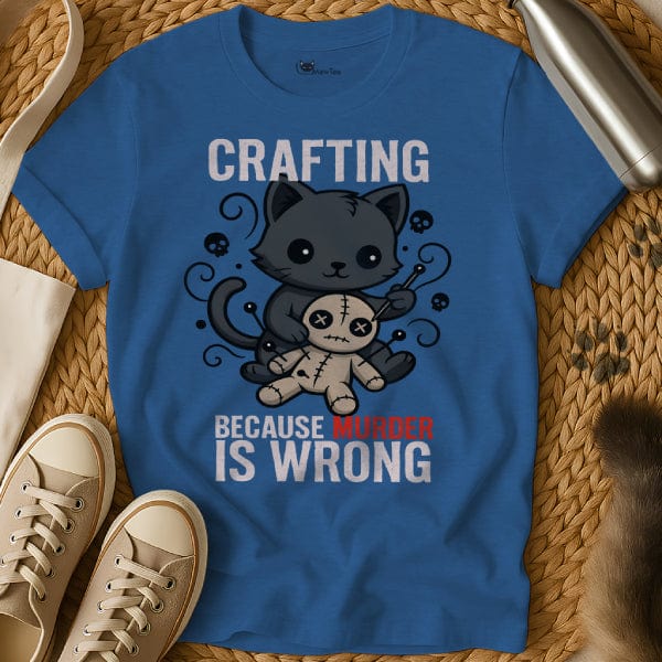 MewTee Blue / S Crafting Shirt | Cat Tee