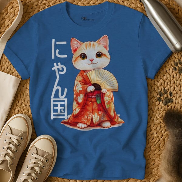 MewTee Blue / S Geisha Shirt | Cat Tee