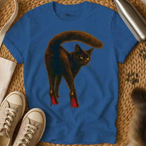 MewTee Blue / S High Heels Shirt | Cat Tee