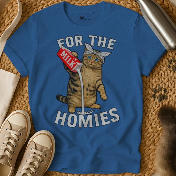 MewTee Blue / S Homies Shirt | Cat Tee