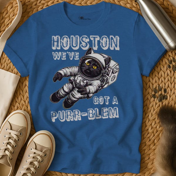 MewTee Blue / S Houston Shirt | Cat Tee