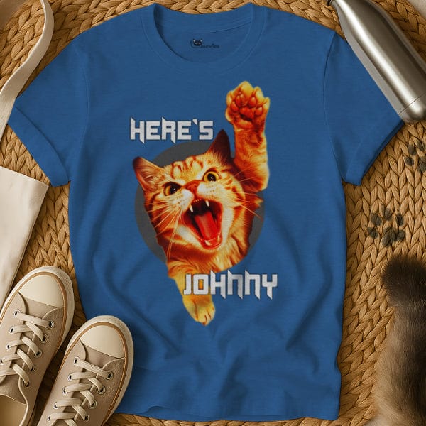 MewTee Blue / S Johnny Shirt | Cat Tee