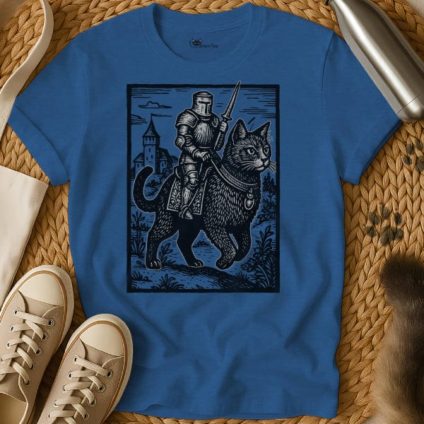 MewTee Blue / S Medieval Cat Tee