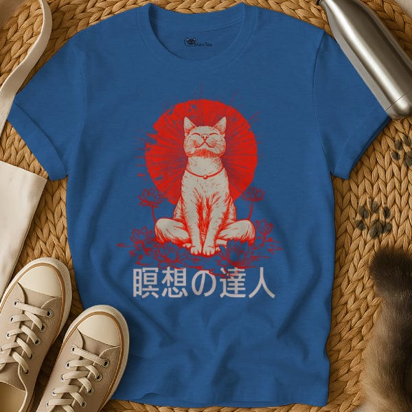 MewTee Blue / S Meditation T Shirt | Cat Tee
