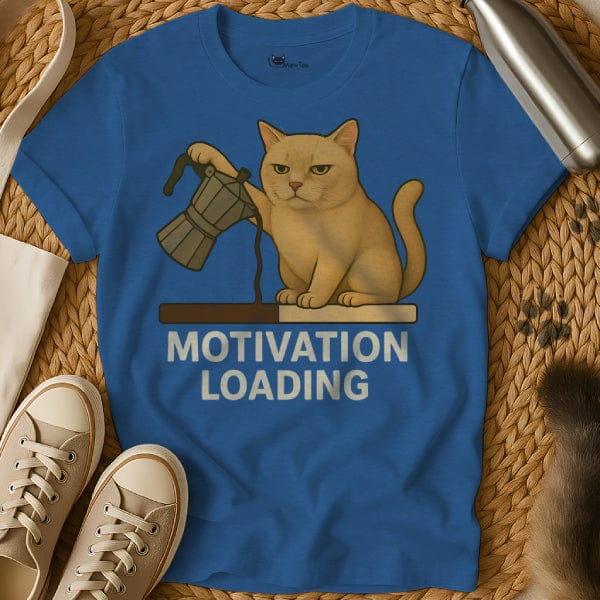 MewTee Blue / S Motivation Shirt | Cat Tee